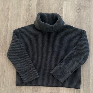 Banana Republic Charcoal Turtleneck Sweater